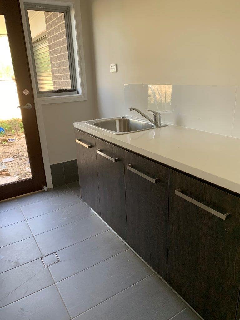 Laundry stone benchtop